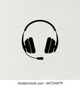 headphone icon. vector illustration