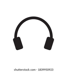 Diseño de iluminación de vectores de iconos de auriculares