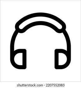 Headphone Icon Vector Illustration Design