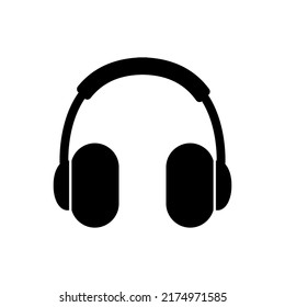 headphone icon vector illustration logo template for many purpose. Isolated on white background.