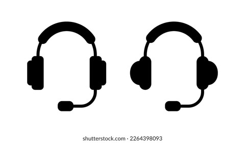 Headphone icon vector illustration. Headphone sign and symbol