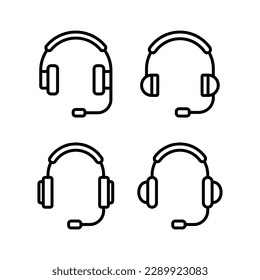 Headphone icon vector illustration. Headphone sign and symbol
