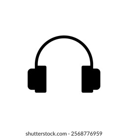 Headphone icon vector illustration. Headphone sign and symbol