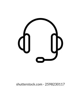 Headphone icon vector illustration. Headphone sign and symbol