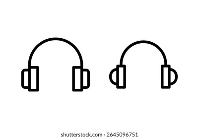 Headphone icon vector illustration. Headphone sign and symbol
