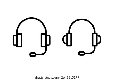 Headphone icon vector illustration. Headphone sign and symbol