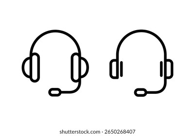 Headphone icon vector illustration. Headphone sign and symbol