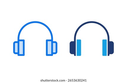 Headphone icon vector illustration. Headphone sign and symbol
