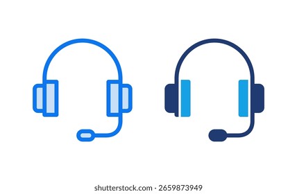 Headphone icon vector illustration. Headphone sign and symbol