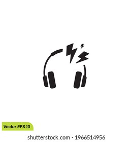headphone icon icon vector illustration simple design element