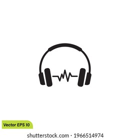 headphone icon icon vector illustration simple design element