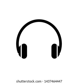 headphone icon vector logo template