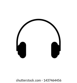 headphone icon vector logo template