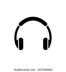 headphone icon vector logo template
