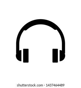 headphone icon vector logo template