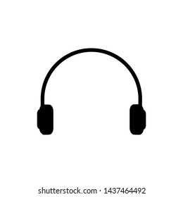 headphone icon vector logo template