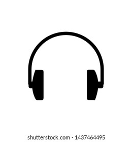 headphone icon vector logo template
