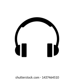 headphone icon vector logo template