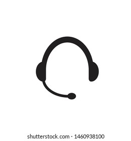 Headphone Icon Vector Logo Template