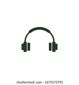 headphone Icon vector sign isolated for graphic and web design. headphone symbol template color editable on white background.