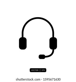 Headphone Icon Vector - Sign or Symbol