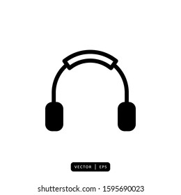 Headphone Icon Vector - Sign or Symbol