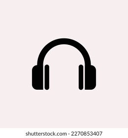 Icono de auriculares, vector, signo, símbolo