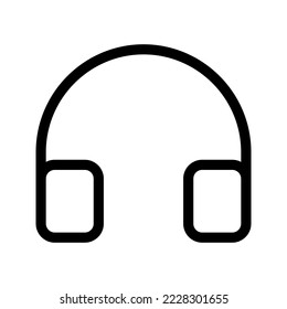 Headphone Icon Vector Symbol Design Illustration