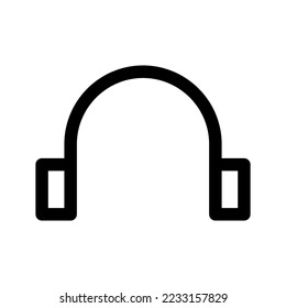Headphone Icon Vector Symbol Design Illustration