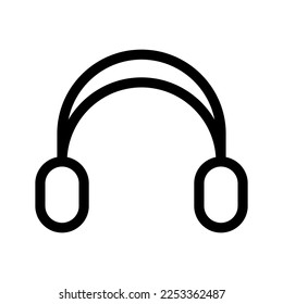 Headphone Icon Vector Symbol Design Illustration