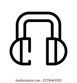 Headphone Icon Vector Symbol Design Illustration