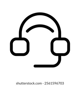 Headphone Icon Vector Symbol Design Illustration