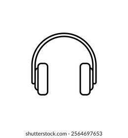 headphone icon vector symbol isolated