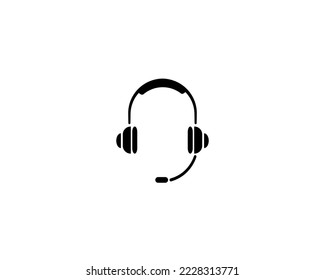 Headphone icon vector. symbol for web site Computer and mobile vector.
