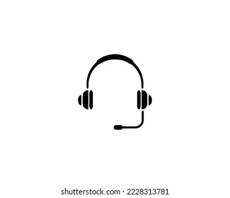 Headphone icon vector. symbol for web site Computer and mobile vector.
