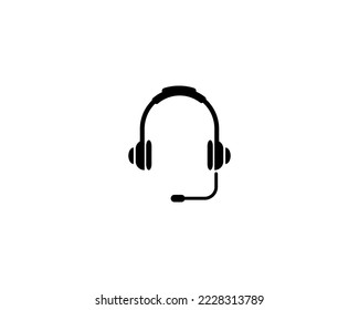Headphone icon vector. symbol for web site Computer and mobile vector.
