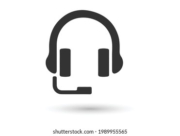 Headphone icon vector. symbol for website Computer and mobile vector.