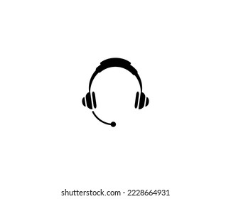 Headphone icon vector. Symbol for website Computer and Mobile vector.
