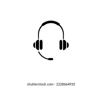 Headphone icon vector. Symbol for website Computer and Mobile vector.
