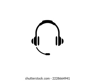 Headphone icon vector. Symbol for website Computer and Mobile vector.
