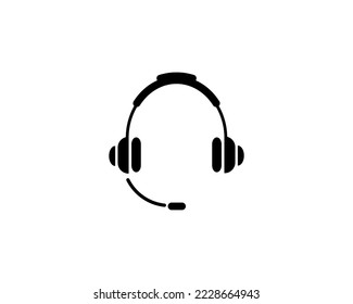 Headphone icon vector. Symbol for website Computer and Mobile vector.
