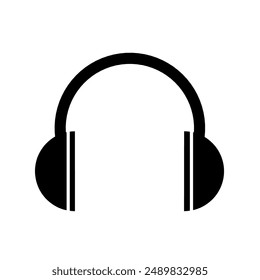 headphone icon vector with trendy design.music icon
