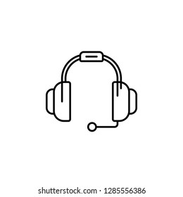 headphone icon, headphone icon vector, in trendy flat style isolated on white background. headphone icon image, headphone icon