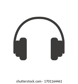 headphone icon, headphone icon vector, in trendy flat style isolated on white background. headphone icon image, headphone icon illustration