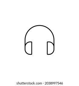 Headphone icon, headphone icon vector, in trendy flat style isolated on white background. Headphone icon image, headphone icon illustration