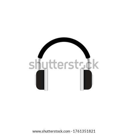 headphone icon, headphone icon vector, in trendy flat style isolated on white background. headphone icon image, headphone icon illustration