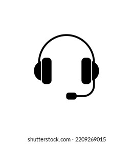 Headphone icon vector for web and mobile app. headphone sign and symbol