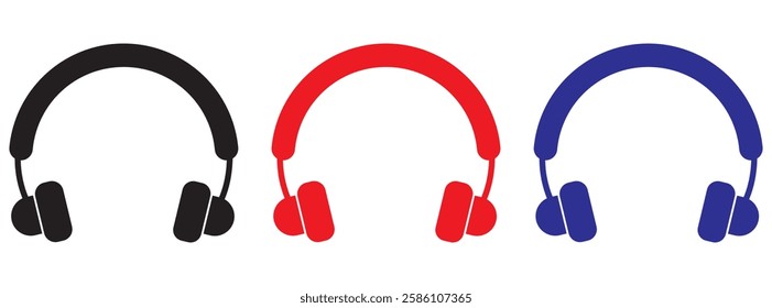 
Headphone icon vector for web and mobile app. headphone sign and symbol 