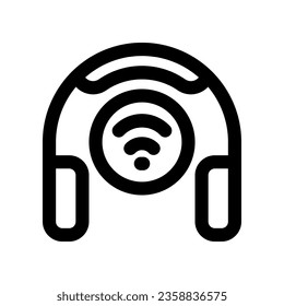 headphone icon. vector icon for your website, mobile, presentation, and logo design.