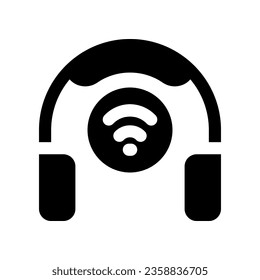 headphone icon. vector icon for your website, mobile, presentation, and logo design.